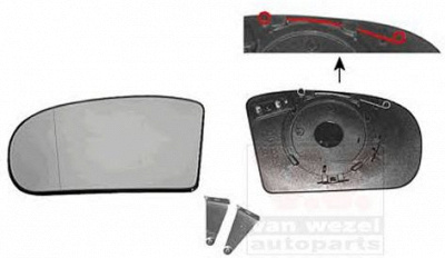 VAN WEZEL 3032837 -  Зеркальное стекло, наружное зеркало